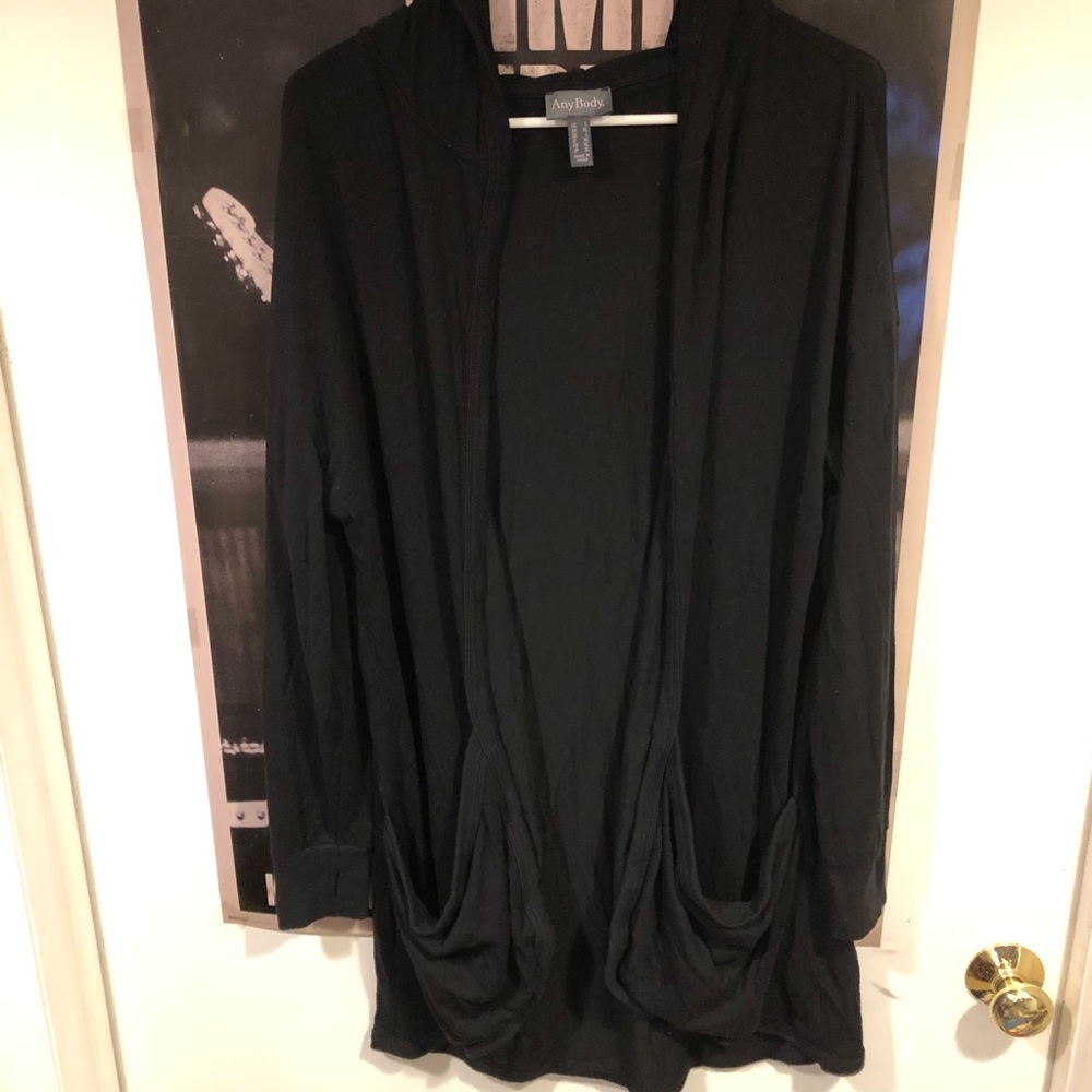 AnyBody Long Sleeve Cover Up